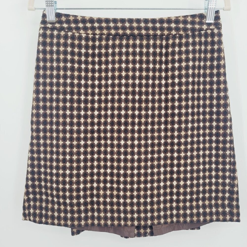 Ann Taylor Loft Wool Blend Tweed Skirt